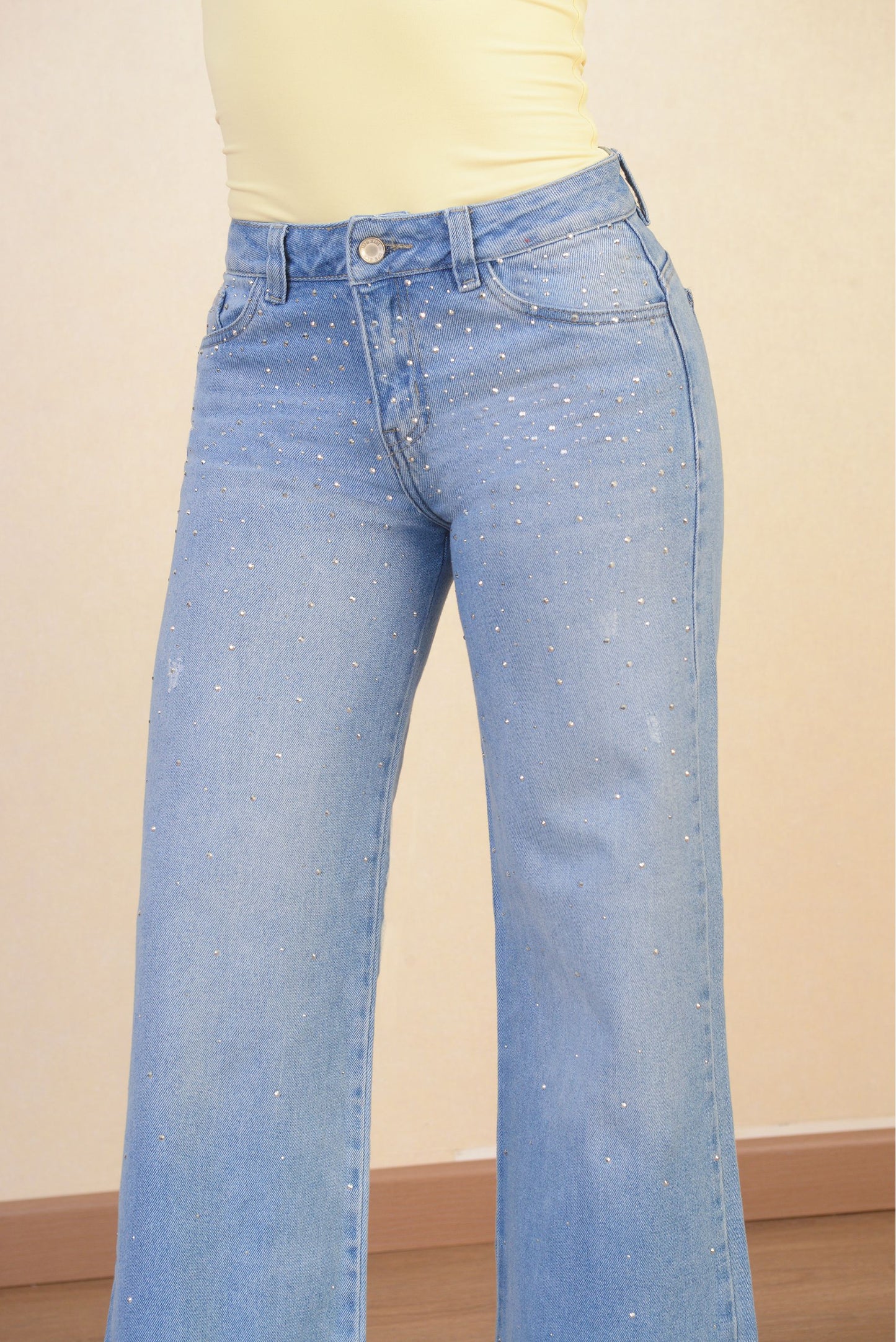 JEAN BOTA FLARE CON PIEDRAS 6071