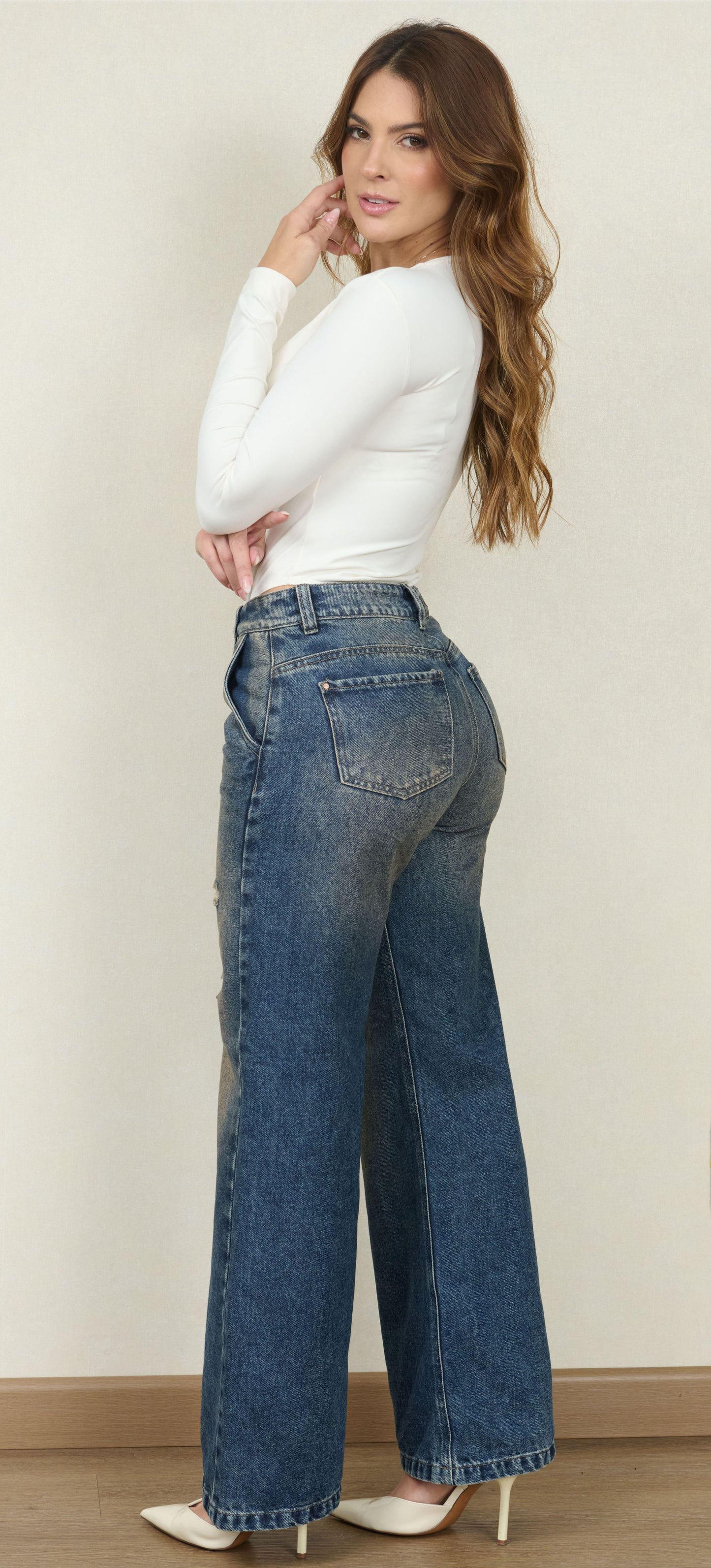JEAN BWIDE LEG 8044