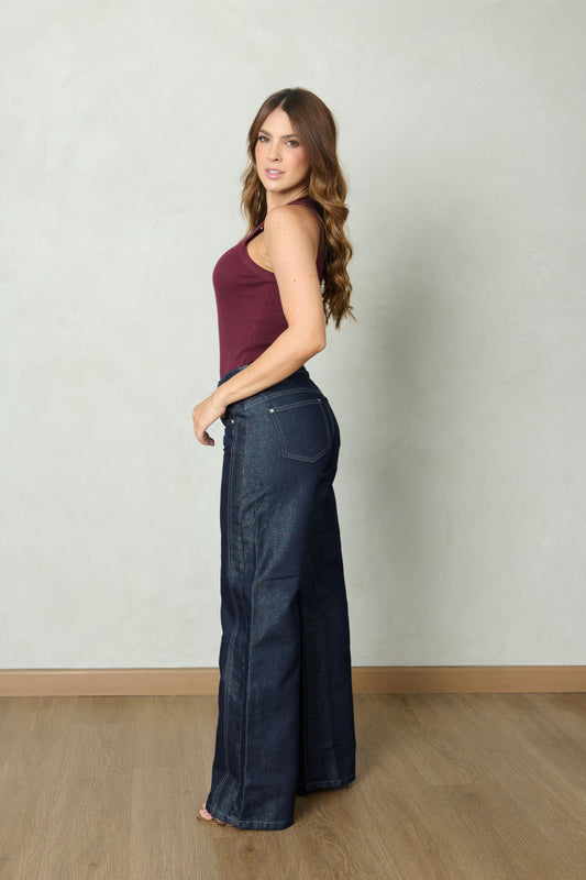 JEAN WIDE LEG 8050