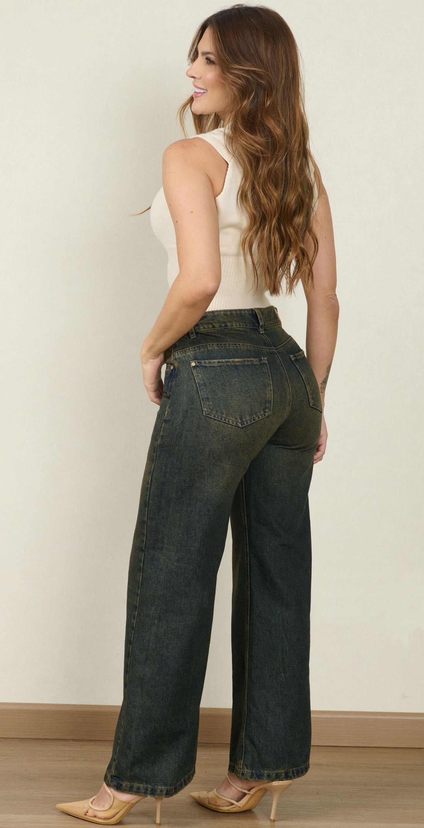 JEAN WIDE LEG 8094