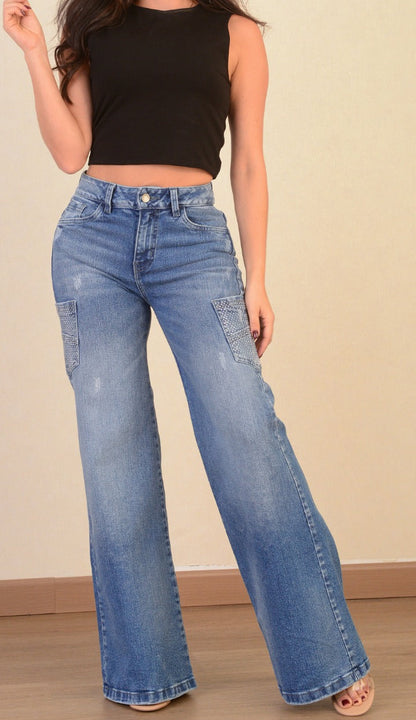 JEAN WIDE LEG 6092